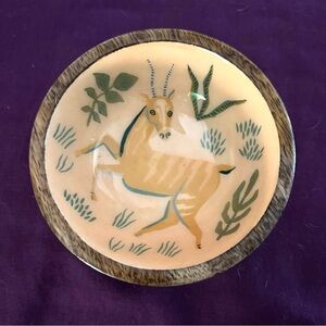 Danica Studio Soleil Mango Wood Mini Bowl, 4 inches DIA